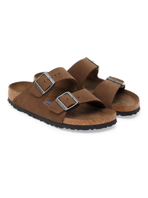 ARIZONA 2 FASCE CAMOSCIO CUOIO BIRKENSTOCK | 1030865CAMOSCIODARK TEA